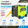 10000 Watt 11000Watt Portable Dual Fuel Inverter Full House Generator for Home Backup Power-XP11000iED