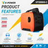 2000Watt Super Quiet Gasoline Inverter Generator Portable Power for Camping Home Backup Outdoor Use_XP2000i-C