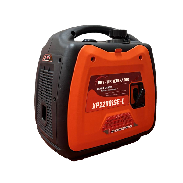 X-POWER XP2200iSE-L is a 2200W portable inverter generator with electric and recoil start, ≤3% THD, 58 dB noise, up to 16 hours runtime and 110–240V output.