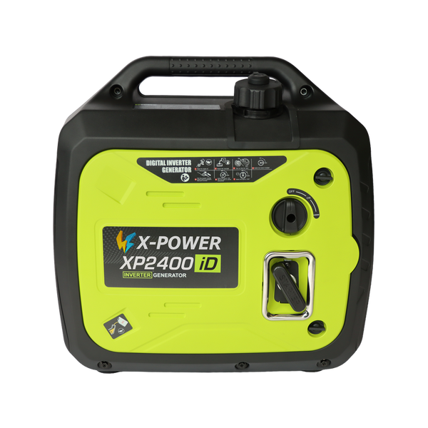 2400 Watt Gasoline Propane Dual Fuel Inverter Generator for Camping RV-XP2400iD