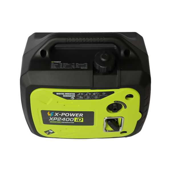 2400 Watt Gasoline Propane Dual Fuel Inverter Generator for Camping RV-XP2400iD