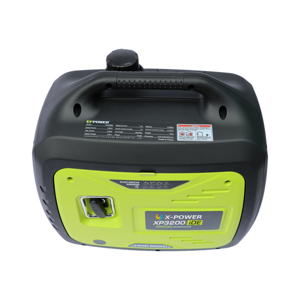 3200 Watt Dual Fuel Gas/LPG Inverter Generator for Home RV Camping-XP3200iED