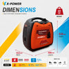 3500Watt 3000 Watt 24V 24V 48V 60V DC Gas Powered DC Generator with Auto Start for RV Truck Marine_XP3500EZ-L