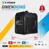 X-Power 3kw 3.5kw Gas Powered DC Inverter Generator 24V 48V 60V with Remote Control Hand Pull Start for Car RV Truck_XP3500EZ-T10