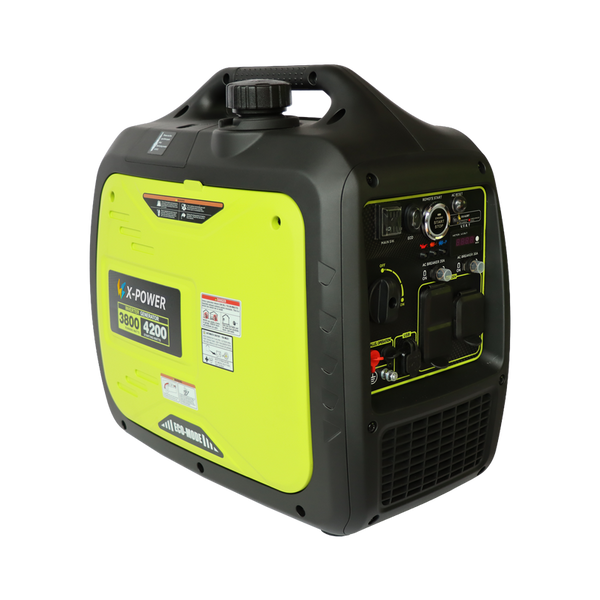 4200 Watt Dual Fuel Silent Inverter Generator Electric Remote Start for Home Backup RV Camping-XP4200iED