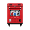 5kw Small Portable Silent Diesel Generator Set Electric Start 6kVASingle / ThreePhase Engine Standby Electric Power Generating for Home - XP6500SE