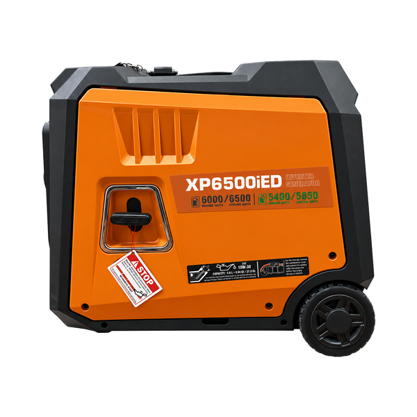 6500Watt Portable Dual Fuel Inverter Generator | Gas & LPG | Remote Start XP6500iSE - X-POWER