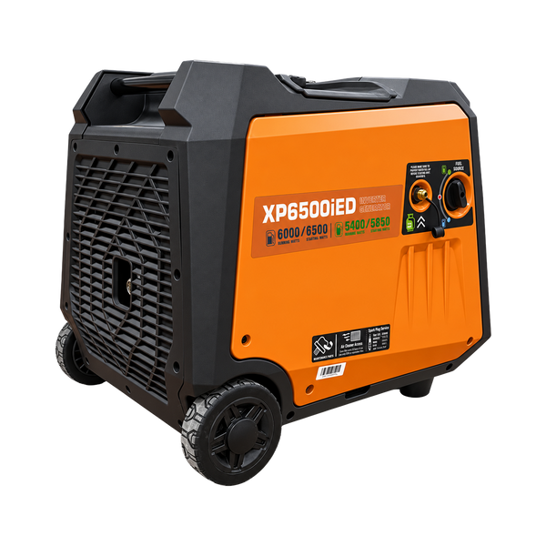 6500Watt Portable Dual Fuel Inverter Generator | Gas & LPG | Remote Start XP6500iSE - X-POWER