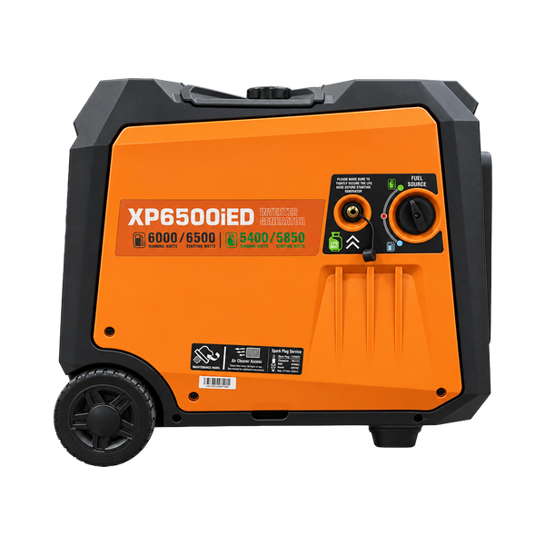 6500Watt Portable Dual Fuel Inverter Generator | Gas & LPG | Remote Start XP6500iSE - X-POWER