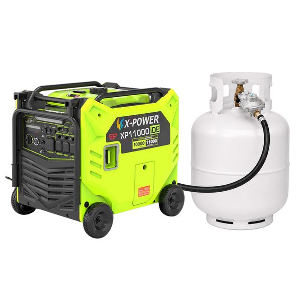 10000 Watt 11000Watt Portable Dual Fuel Inverter Full House Generator for Home Backup Power-XP11000iED