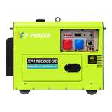 6.5kW 7.5kW Portable Silent Diesel Generator | Single & Three Phase Backup Generator - XP11500CE