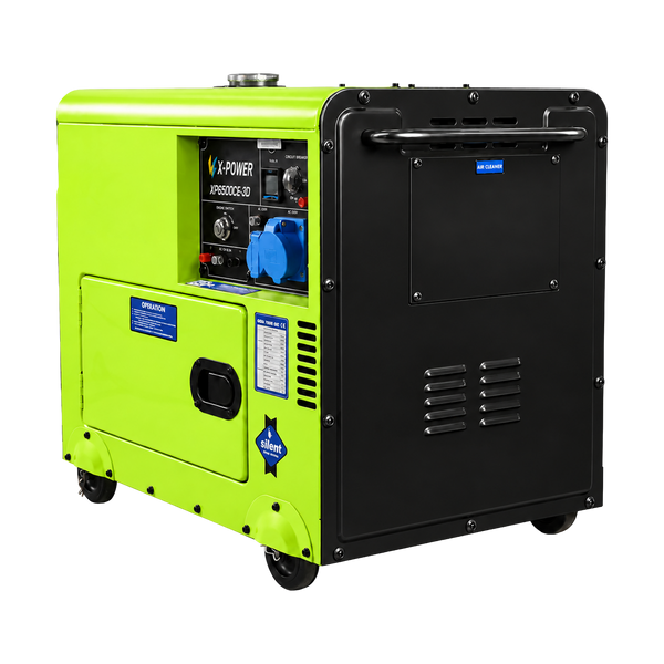 8kW Silent Diesel Generator | Heavy Duty Commercial Backup Generator - XP12500CE