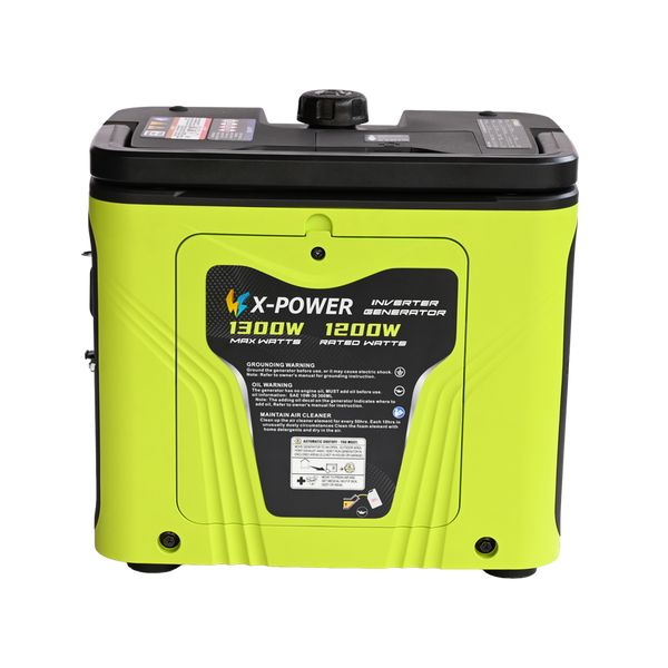 1000 Watt Dual Fuel Inverter Generator Max 1300 Watt Gasoline Propane Quiet Portable Generator for Home Backup Camping RV-XP1300iD