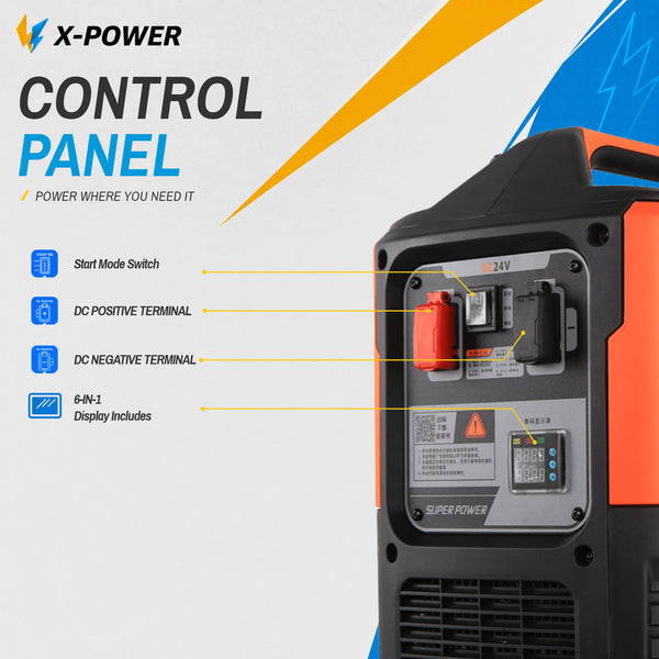 24V 48V 60V DC Inverter Gasoline Generator 2000watt Small DC Gas Generator with 9L Tank Remote Auto Start_ XP2000EZ-K