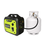 2000 Watt Dual Fuel Inverter Generator 110V-240V Quiet Gasoline Propane for RV Camping Home Backup-XP2000iD