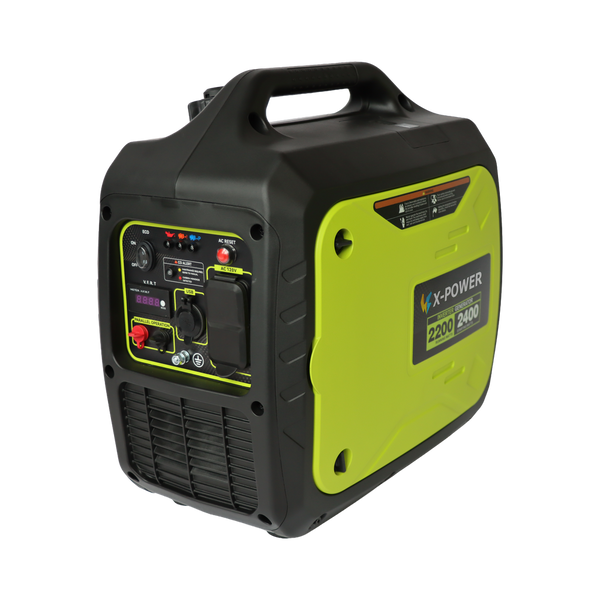 2400 Watt Portable Silent Inverter Generator with Clean Power for Camping and Backup Use_XP2400i-A