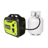 2400 Watt Gasoline Propane Dual Fuel Inverter Generator for Camping RV-XP2400iD