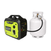 2400 Watt Gasoline Propane Dual Fuel Inverter Generator for Camping RV-XP2400iD