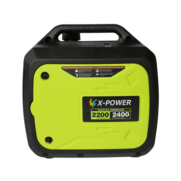 2400 Watt Gasoline Propane Dual Fuel Inverter Generator for Camping RV-XP2400iD