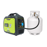 3200 Watt Dual Fuel Gas/LPG Inverter Generator for Home RV Camping-XP3200iED