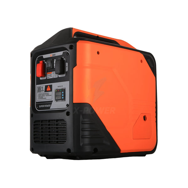 3kw 3500Watt DC Gasoline Generator 24V 48V 60V Small DC Inverter Generator with Remote Auto Start for Truck RV Marine_XP3500EZ-K