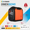 High Quality 3kw 3500W DC Gasoline Generator 24V 48V 60V Silent Portable DC Power Generator with Bluetooth Auto Start_XP3500EZ-M