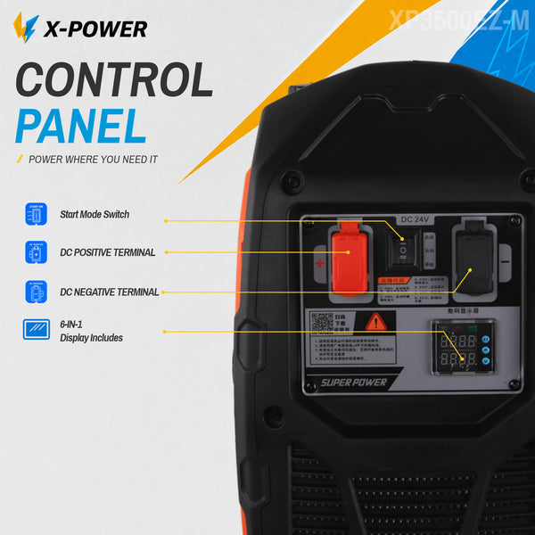 High Quality 3kw 3500W DC Gasoline Generator 24V 48V 60V Silent Portable DC Power Generator with Bluetooth Auto Start_XP3500EZ-M