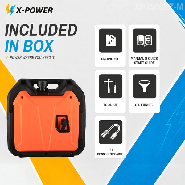 High Quality 3kw 3500W DC Gasoline Generator 24V 48V 60V Silent Portable DC Power Generator with Bluetooth Auto Start_XP3500EZ-M
