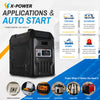 X-Power 3kw 3.5kw Gas Powered DC Inverter Generator 24V 48V 60V with Remote Control Hand Pull Start for Car RV Truck_XP3500EZ-T10