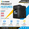3kw 3.5kw Gas Power DC Inverter Generator 24V 48V 60V Silent DC Gasoline Generator with Remote Control Hand Pull Start_XP3500EZ-T20