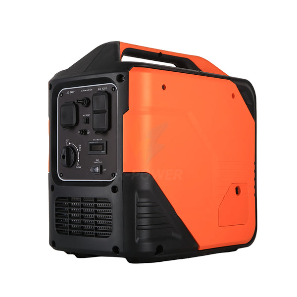 3500 Watt Quiet Portable Inverter Generator 3000 Watt Gasoline Power 120V/240V 20/30 AMP Electric Start for Home Backup RV Camping Outdoor Work_XP3500iSE-K