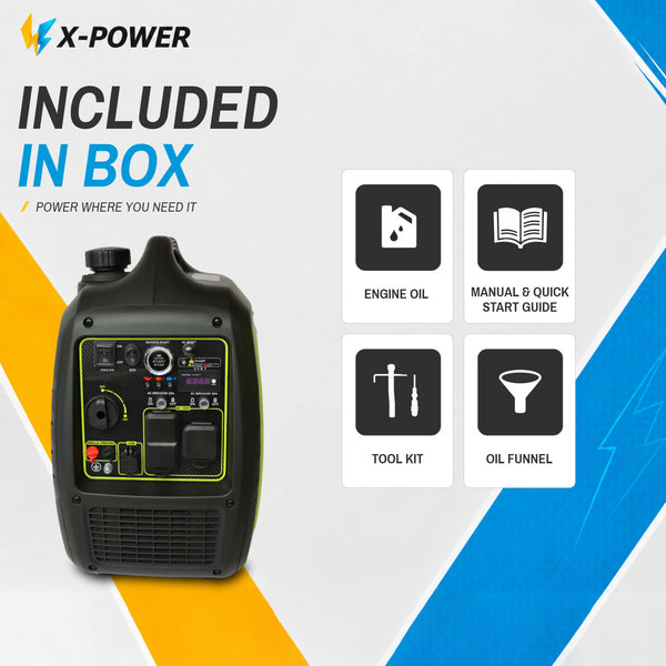 4200 Watt Portable Silent Inverter Generator-XP4200iE