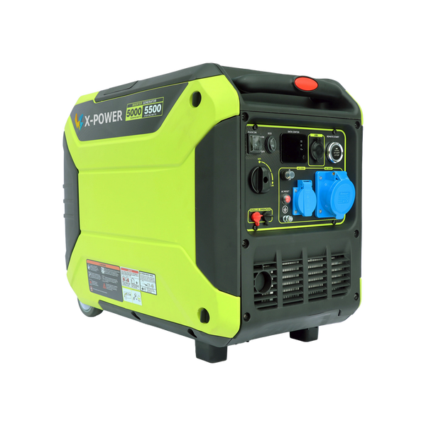 5000 Watt Dual Fuel Inverter Generator Gas LPG Powered Electric Generator 230V 50/60Hz-XP5500iED