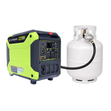 6500 Watt Dual Fuel Inverter Generator Gasoline Propane Electric Remote Start for House-XP6500iED